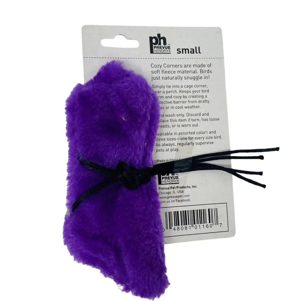 Prevue Pet Products Small Cozy Corner for birds 6 inch purple